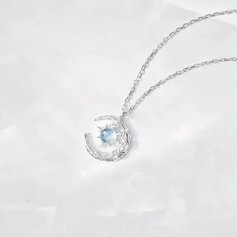 LATS ожерелье с подвеской звезда и луна