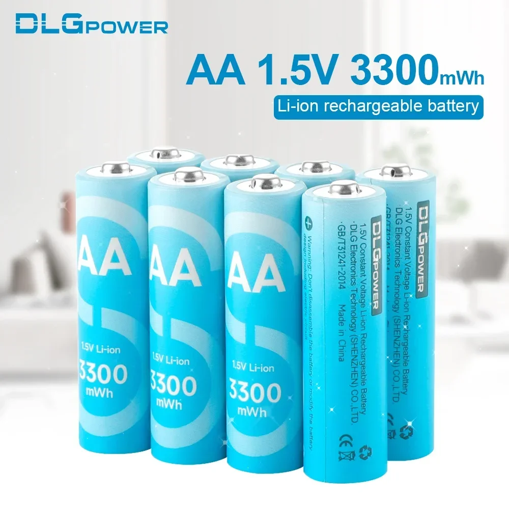 DLGPOWER батарея aa aaa 1 5 В литиевая аккумуляторная безопасные и надежные продукты для