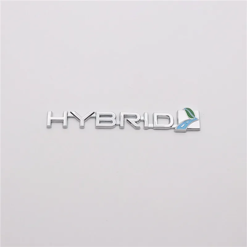 Металлическая наклейка на задний багажник автомобиля для Toyota HYBRID Logo RAV4 Reiz Aygo CHR