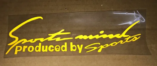 

1 Шт. «Sports Mind» Автомобильная Наклейка ПВХ Универсальная Эмблема Значок Наклейка Для Капота Автомобиля Стильна