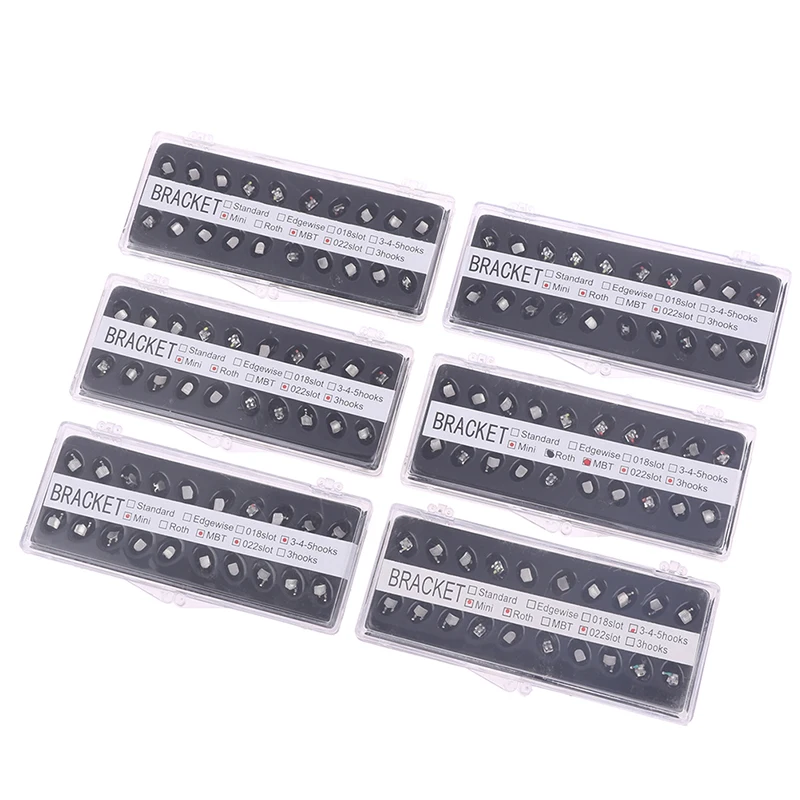 

20 шт., металлические ортодонтические скобы, 3 / 3-4-5 дюймов