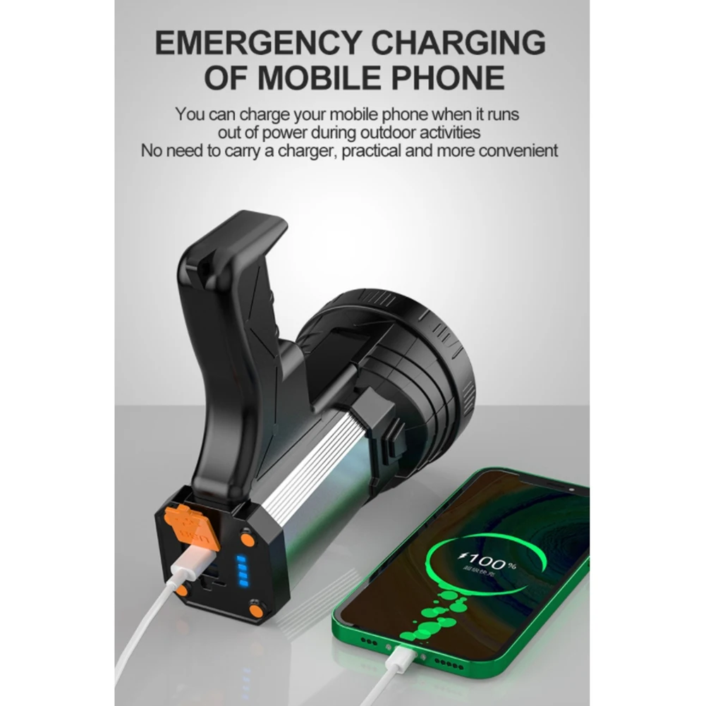 Сверхъяркий портативный фонарик с фонариком перезаряжаемый аккумулятор 18650 в