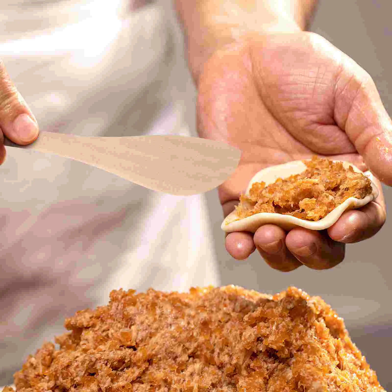 20 шт. длинные разбрасыватели для арахисового масла Wonton ложка начинки пельменей