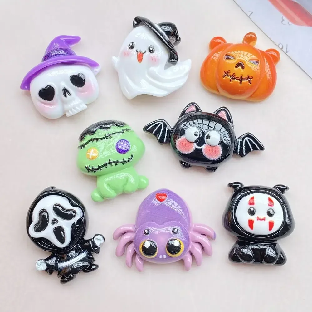 

Фигурки пауки, летучие мыши, тыква, медведь, призрак, череп