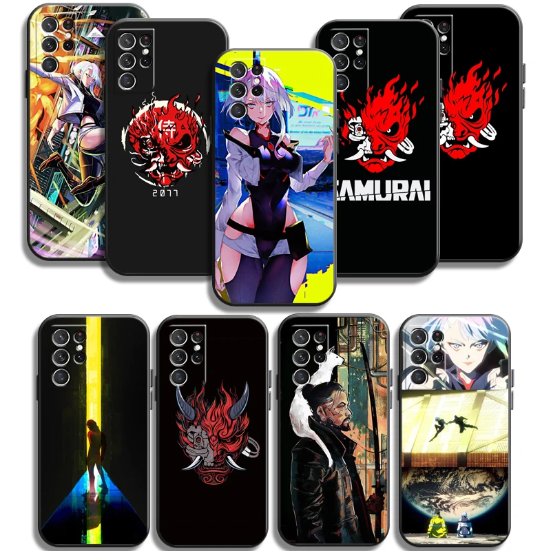 

EDGERUNNERS 2077 Anime Phone Cases For Samsung Galaxy S22 Plus S20 S20 FE S20 Lite S20 Ultra S21 S21 FE S21 Plus Ultra Carcasa