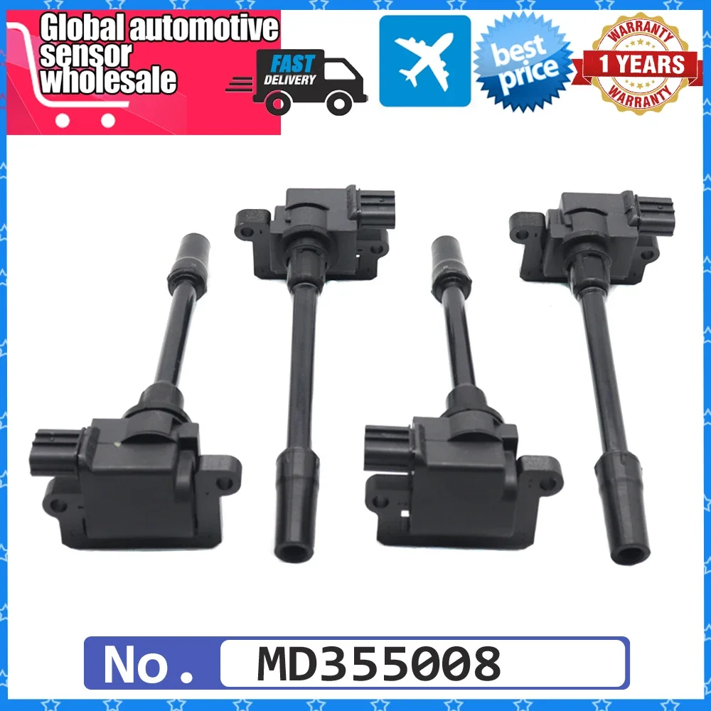Фото MD355008 H6T12372 MD348947 НОВАЯ катушка зажигания для Mitsubishi Galant Grandis Lancer Space Runner Wagon 2.4L 1995-2008 MD362915 №5