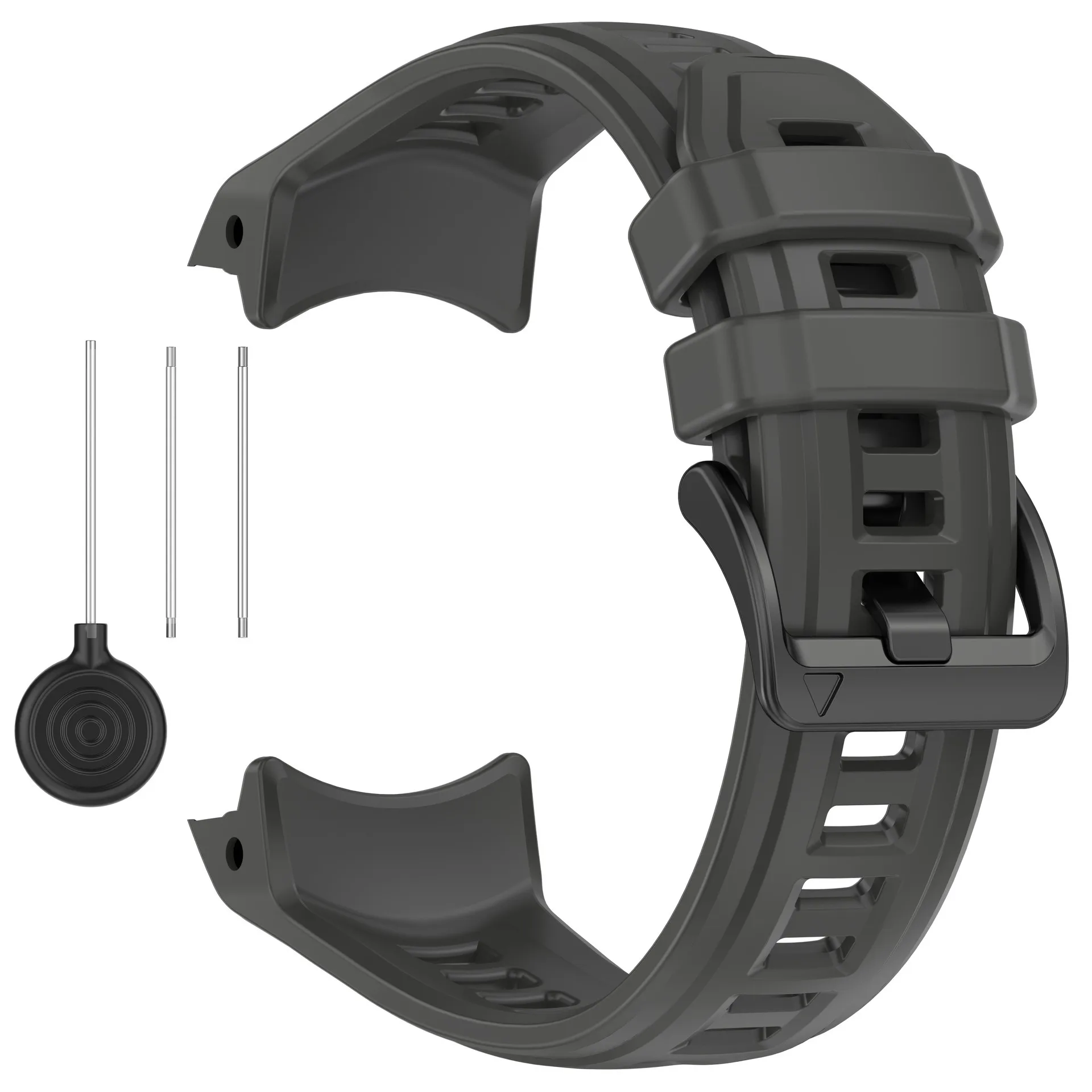 Фото Силиконовый ремешок для Garmin Instinct 3 Amoled 50 мм 45 мм, оригинальный официальный браслет для Garmin Instinct 3 Solar, ремешок 45 мм 50 мм №3