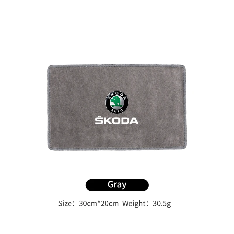 

Полотенце для мытья автомобиля, мягкая тряпка для чистки, инструменты для автоматической чистки Skoda Octavia Superb Rapid Kodiaq Karoq Fabia Kamiq Roomster