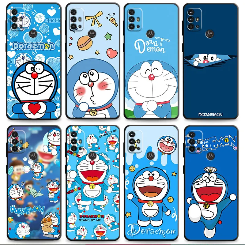 

Coque Cellphone For Motorola G30 G22 One Fusion G9 Play Edge 20 Lite G60 G200 5G G31 G9 Plus G9 power G52 G8 Anime Doraemon