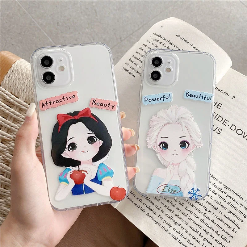 

Snow White for iphone 12 / 11promax Case Iphone13 Silicone 8plus Case for Women