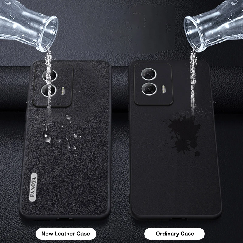 Кожаный чехол для Motorola Moto Edge 50 Fusion твердый силиконовый защитный телефона солярии