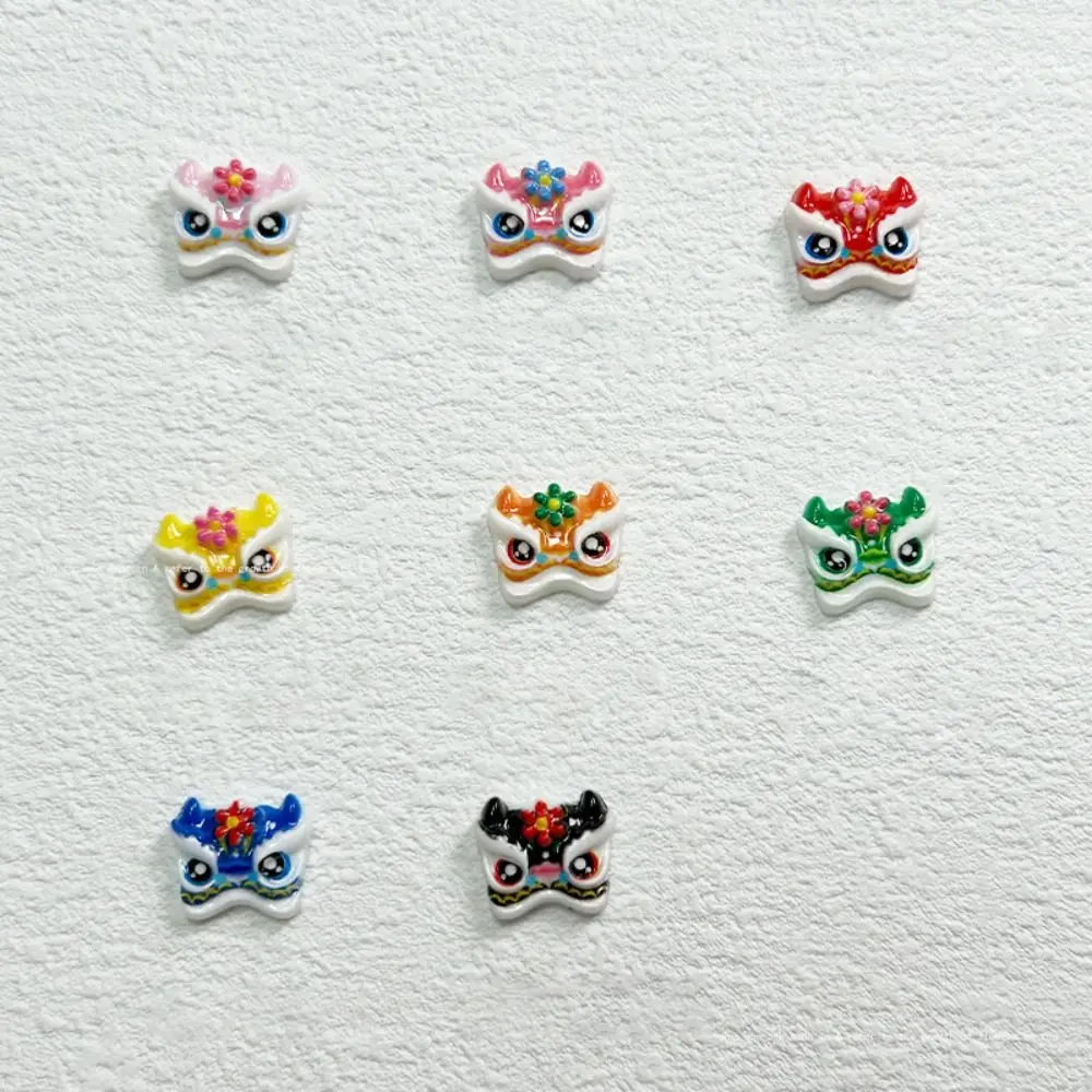 50 шт./пакет 3D светящаяся смола Tide Lion украшение для ногтей милый мультяшный дизайн