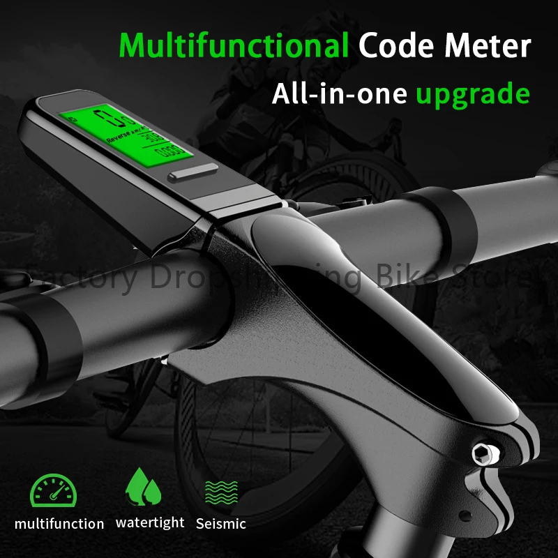 

Велосипедный компьютер MTB беспроводной Спидометр телефон Велоспорт Водонепроницаемый одометр ночного видения велосипедные аксессуары