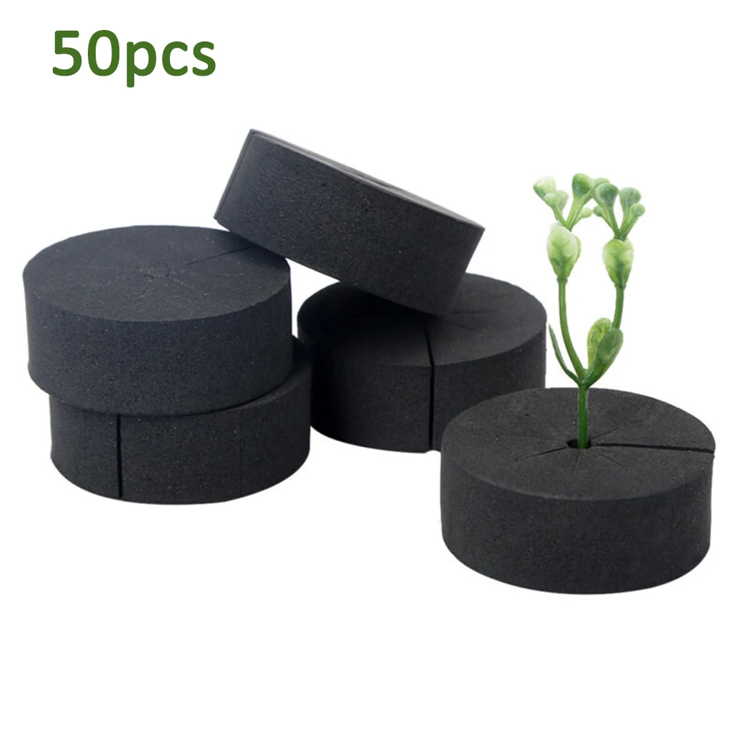 

High quality New Garden Clone Collars Black Random style 50pcs Cloning Foam Neoprene Non-toxic PH neutral Plant