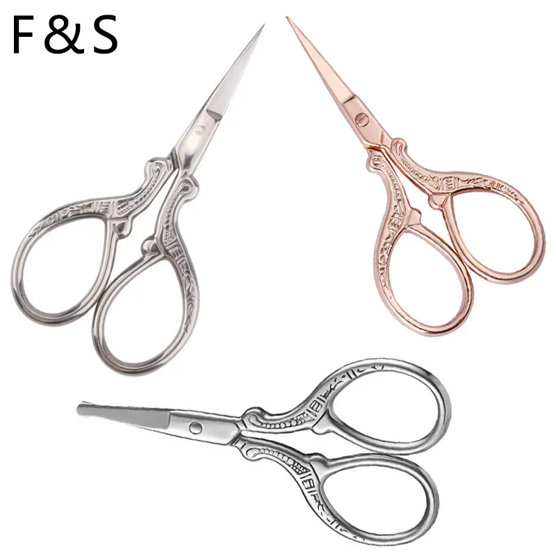 

Vintage Tailor's Scissors Cross Stitch Antique Retro Scissors Thread Embroidery Scissor Sewings for Handicraft Household Sewing