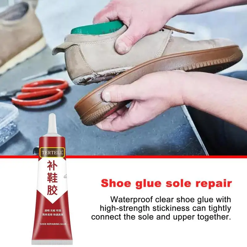 

Strong Shoe Repairing Glue 20ml Waterproof Shoes Fix Glue Universal Adhesive Shoemaker Glue For Casual Leather Sports Shoes
