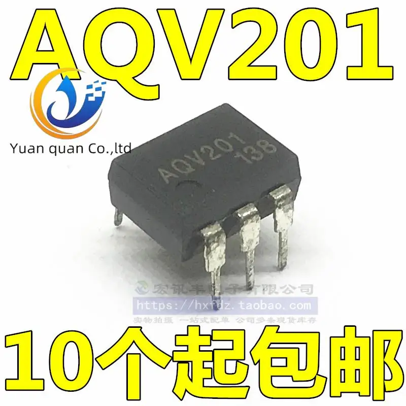 

30pcs original new AQV201 DIP-6 optocoupler solid-state relay