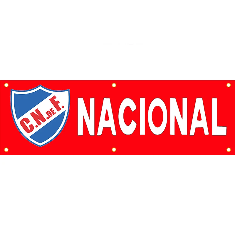 

130GSM 150D Polyester Material Nacional de Football Club Flag Banner 1.5*5ft (45*150cm) Advertising Decoration Flags yhx417