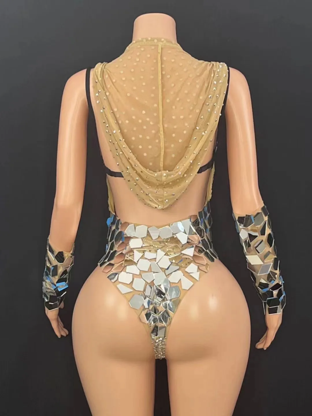 Одежда для выступлений яркая самая красивая роскошная линза комбинезон с