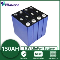 4 32pcs 3 2v 150ah lifepo4 battery pack 12v 24v 48v grade a lithium iron phospha solar cells for motorcycle electric car boat