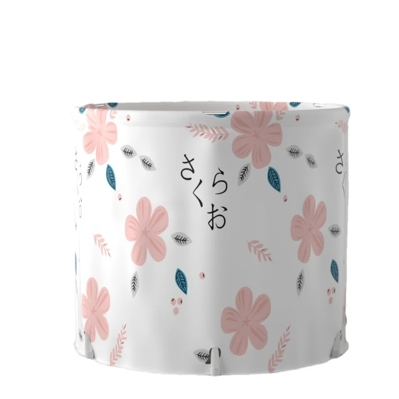

Portable Foldable Bathtub Shower Home Winter Thick Pattern Bathtub Bucket Eco Friendly Banheira Household Merchandises