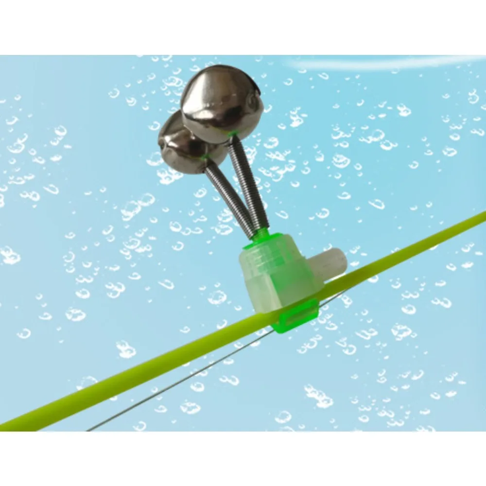 10 шт. двойные звонные колокольчики сигнальный винт для приманки рыбалки