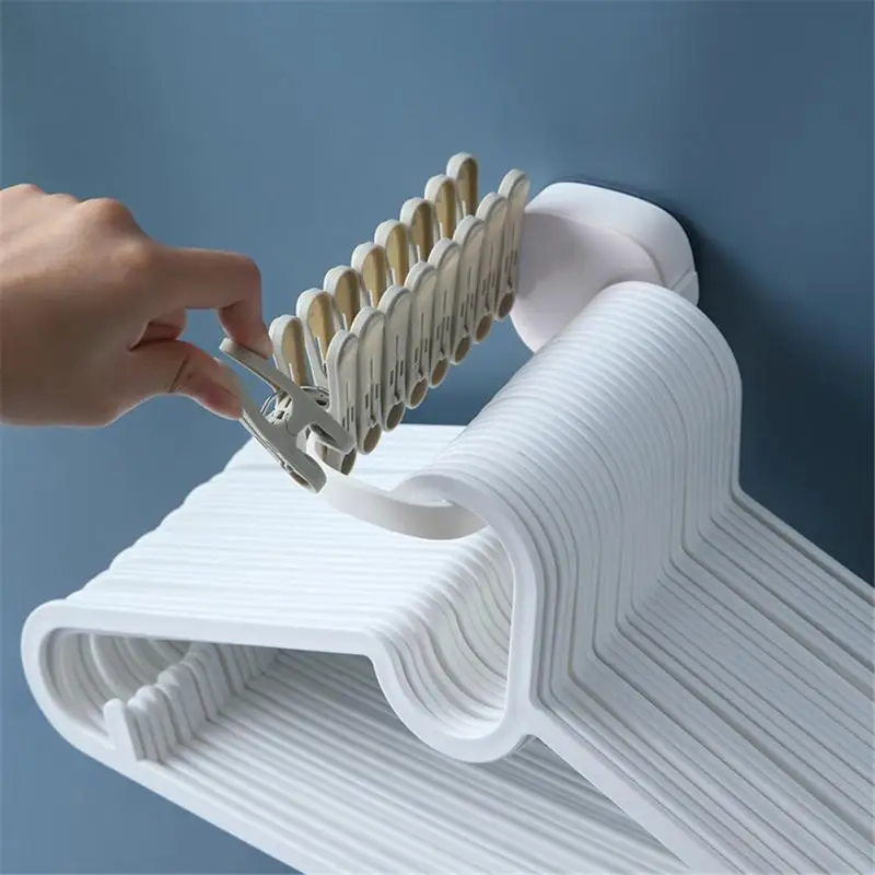 

Hanger Stacker Folding Hangers Abs Stacker Organizer Wide Applications Saving Space Clothes Hanger Storage Rack Large Capacity