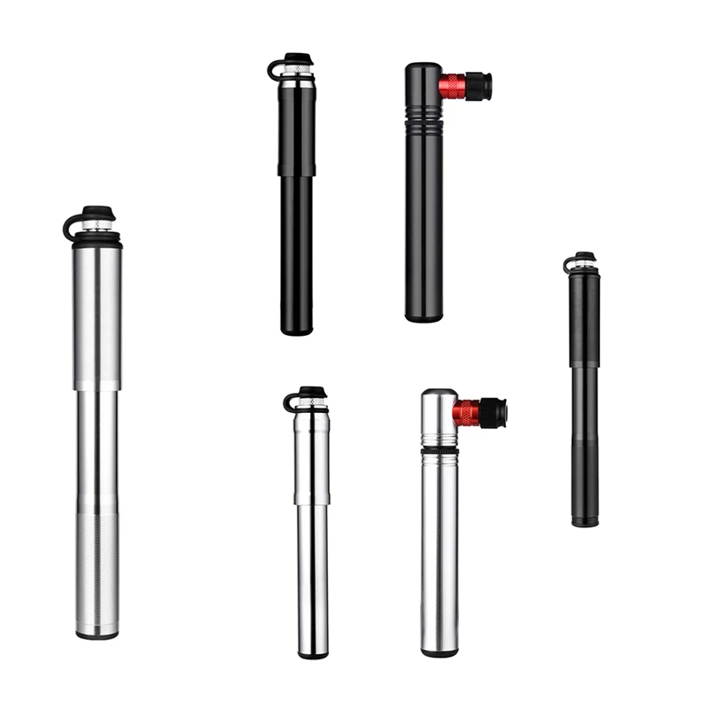 

Mini Aluminum Alloy Bicycle Pump, Push Portable Toy Basketball Football Inflator