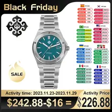 New IX&DAO 39.5mm Men Watch Fashion Stainless Steel PT5000 SW200 ETA-2824 Automatic Mechanical Watches 100 Waterproof Sapphire