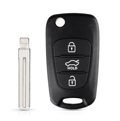 KEYYOU Замена дистанционного Ключа автомобиля Shell 3 кнопки флип складной удаленный ключевой чехол для Kia K2 K5 киа рио 3
