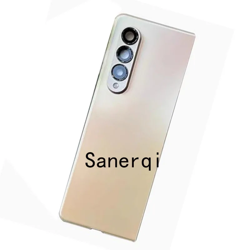 Для SAMSUNG Galaxy Z Fold 3 fold3 5G F926 F9260 Задняя стеклянная батарея задняя крышка корпуса с