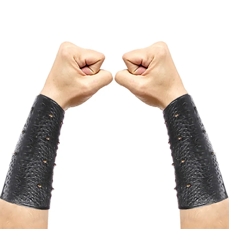 

Leather armguard role play stage props