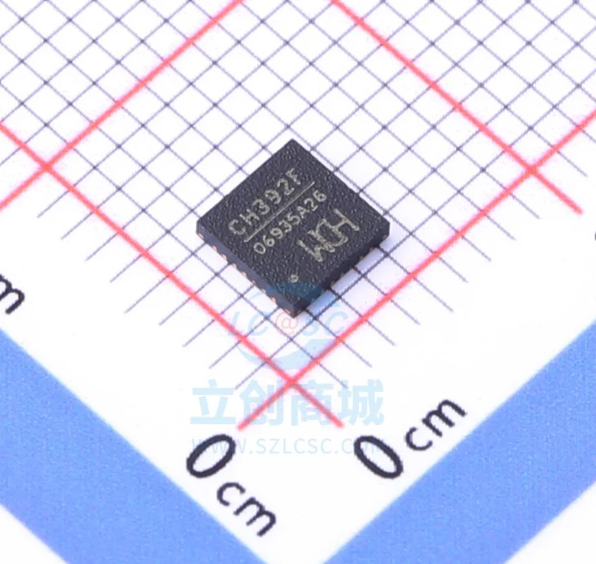 CH392F package QFN-28 new original genuine Ethernet IC chip
