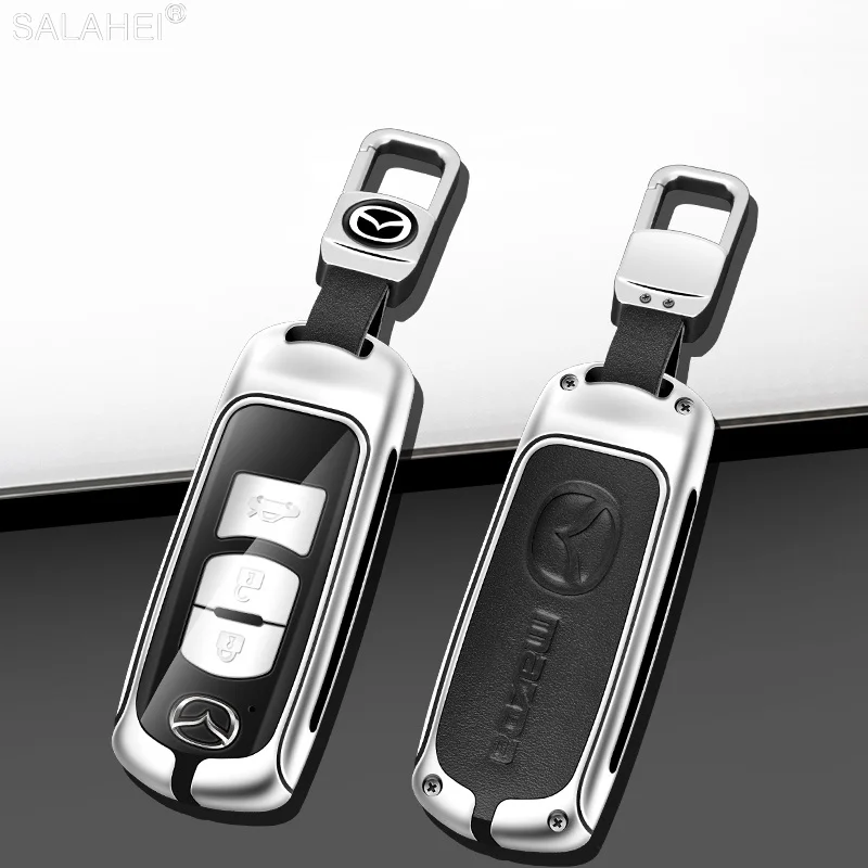 

Zinc Alloy Car Key Case Cover For Mazda 2 3 6 Atenza Axela Demio CX-5 CX5 CX-3 CX7 CX-9 MX5 2015 2016 2017 2018 2019 Accessories