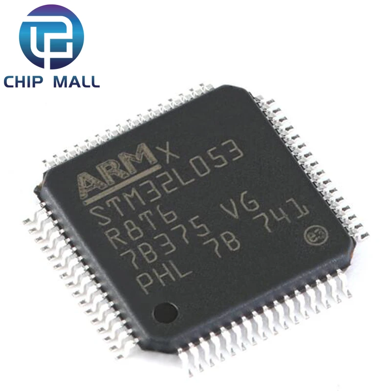 

STM32L053R8T6 LQFP-64 ARM Cortex-M0+ 32-bit Microcontroller Chip IC New Original Spot