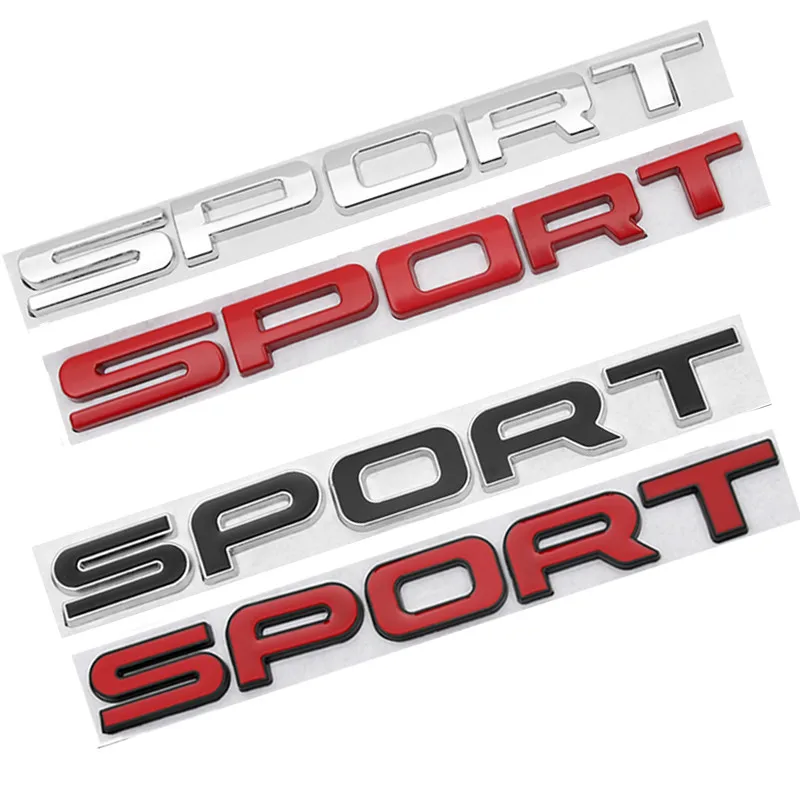 Автомобильный Стайлинг металлические спортивные буквы логотип Автомобильная