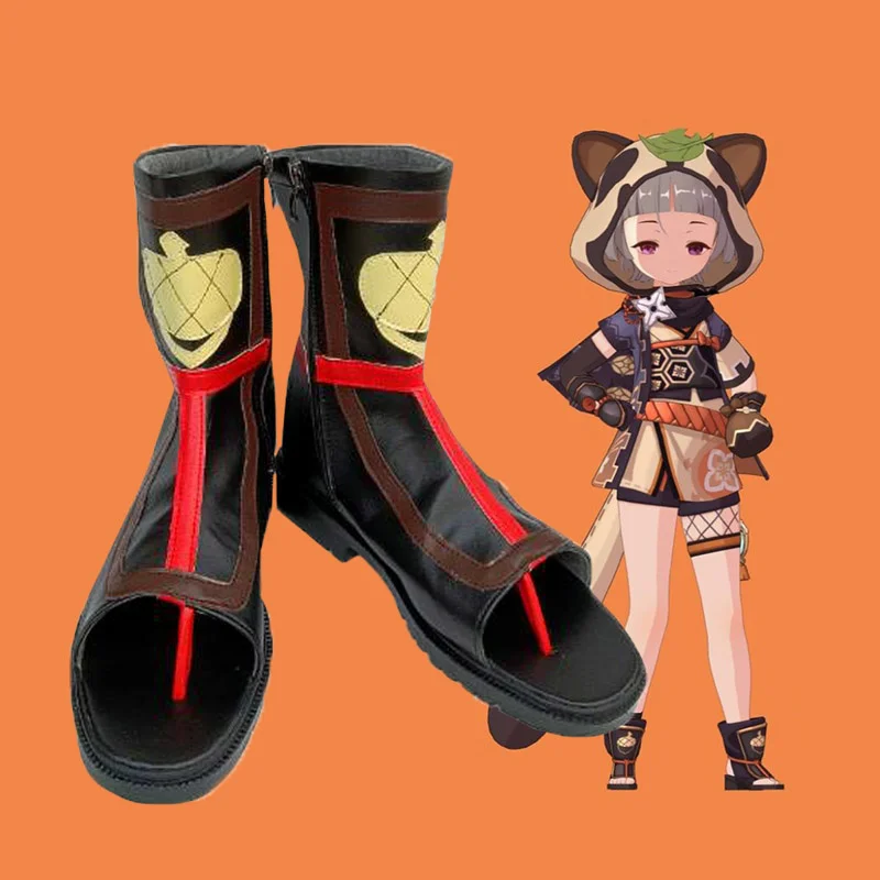 

Game Genshin Impact Sayu Cos Shoes Pu Leather Comfortable Boots Highly Restored Cosplay Theme Anime