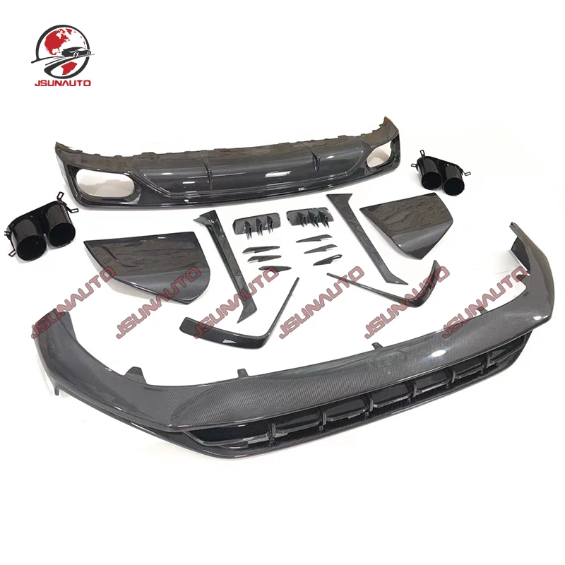 Автомобильная версия Q8 в стиле карбоновая передняя губа вентиляционные