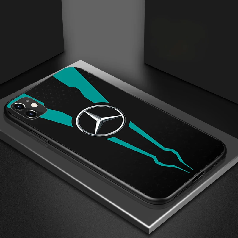 Mercedes Benz Sports Car Fashion Phone Case For Apple IPhone 13 12 11 14 Pro Max Mini XR X XS  Max 6S 6 7 8 Plus SE 2020 Covers