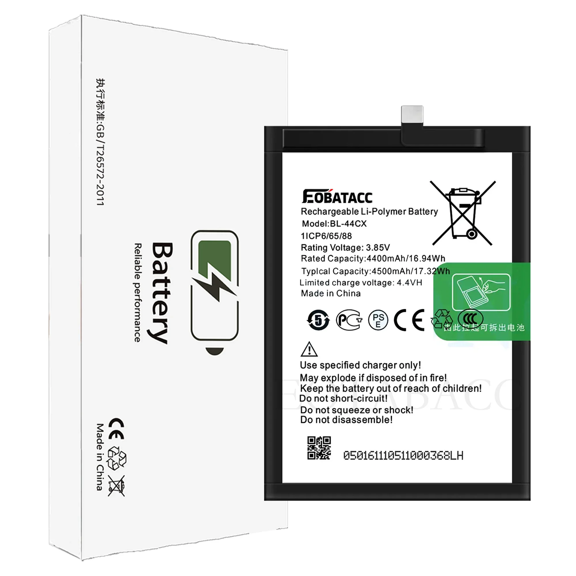 EOTABACC Новый 100% высококачественный аккумулятор BL-44CX для мобильного телефона infinix