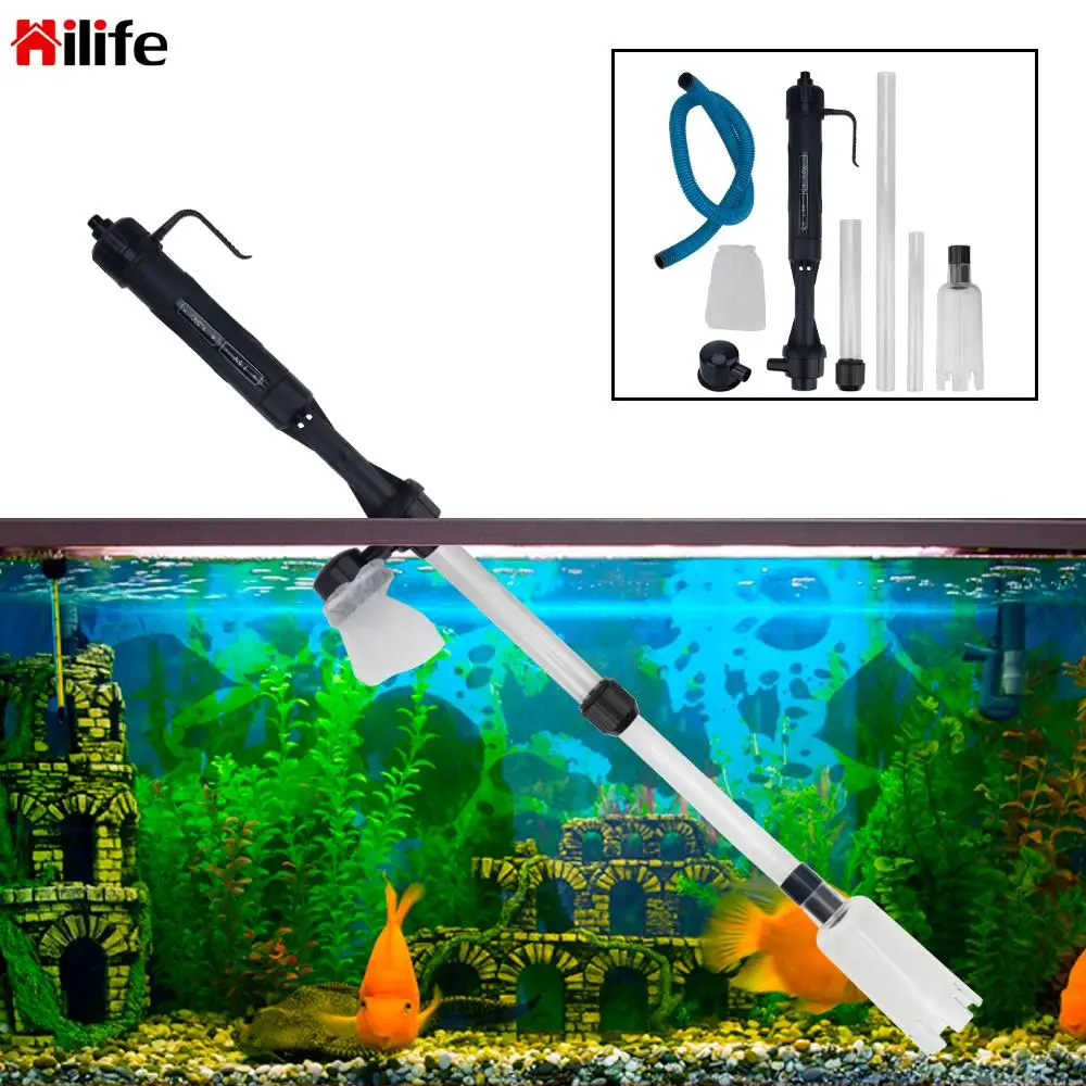 

Вакуумный прибор для удаления отходов, инструменты для замены водных фильтров в аквариуме, рыбках, электрический насос для замены воды, инс...