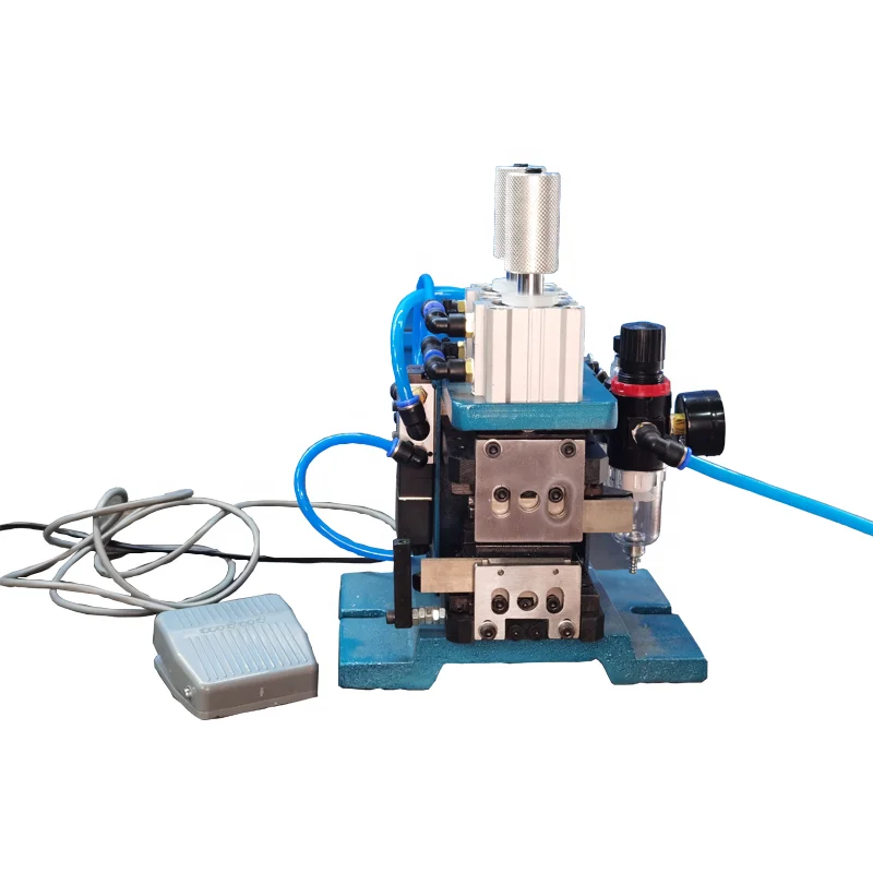 vertical type semi-automatic scrap copper wire stripping machine cable stripper Pneumatic Wire cut Stripping Twisting Machine
vertical type semi-automatic scrap copper wire stripping machine cable stripper Pneumatic Wire cut Stripping Twisting Machine