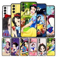 case cover for samsung galaxy note 10 20 8 9 10 ultra m23 m31 m31s m32 m33 m51 m52 5g protection bag disney princess snow white