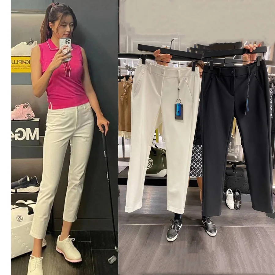 Spring/summer 2022 Golf ladies nine-minute trousers simple and generous low-key outdoor sports fashion fast drying stretch slim