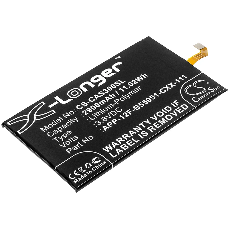 

Cameron Sino Mobile SmartPhone Replacement Li-Polymer Battery 2900mAh For APP-12F-B55951-CXX-111 ZTE S30 Free Tools