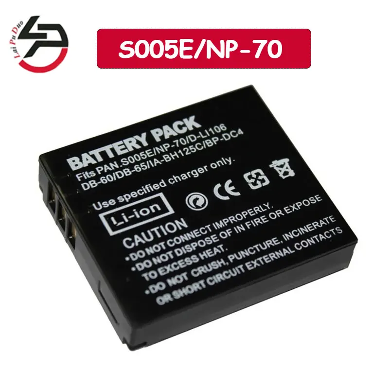 Аккумулятор для камеры Fujifilm FNP-70 FNP70 NP70 S005E F20 F40 F45 F40fd F45fd F47fd |