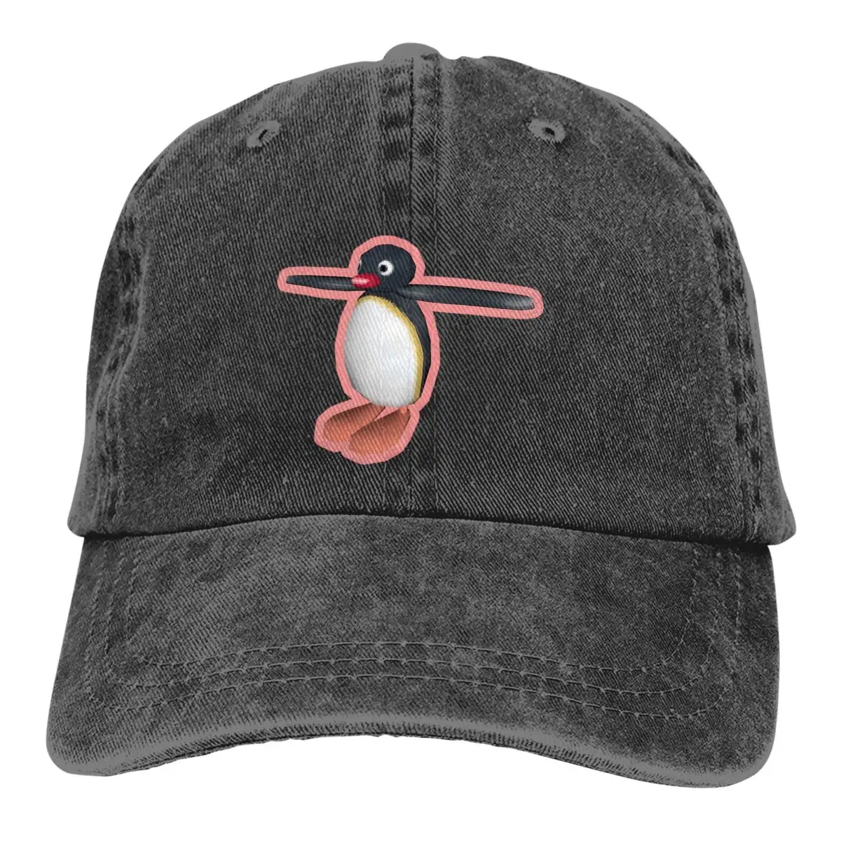 

Pink Baseball Caps Peaked Cap Pingu Noot Noot Sun Shade Hats for Men Women