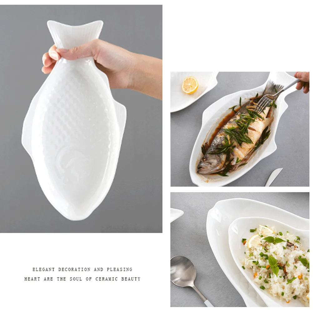 

Ceramic Plate Serving Platter Plates Dish Shaped Tray Pan Sushi Bowlsnack Oval Decorative Porcelain Dinner Platters Dishes