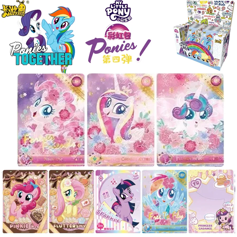 Фото Коллекционные карточки KAYOU My Little Pony Rainbow Series, оригинальные игрушки-подарки для девочек в оригинальной коробке №1