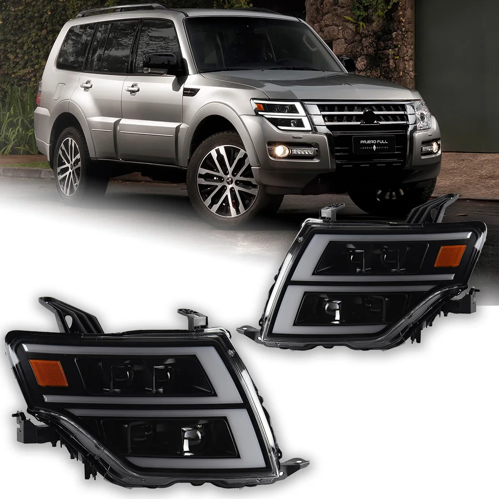 

Car Lights for Pajero Headlight 2006-2018 V97 Head Lamp V87 V93 V95 LED Headlights Projector Drl Automotive Accessory